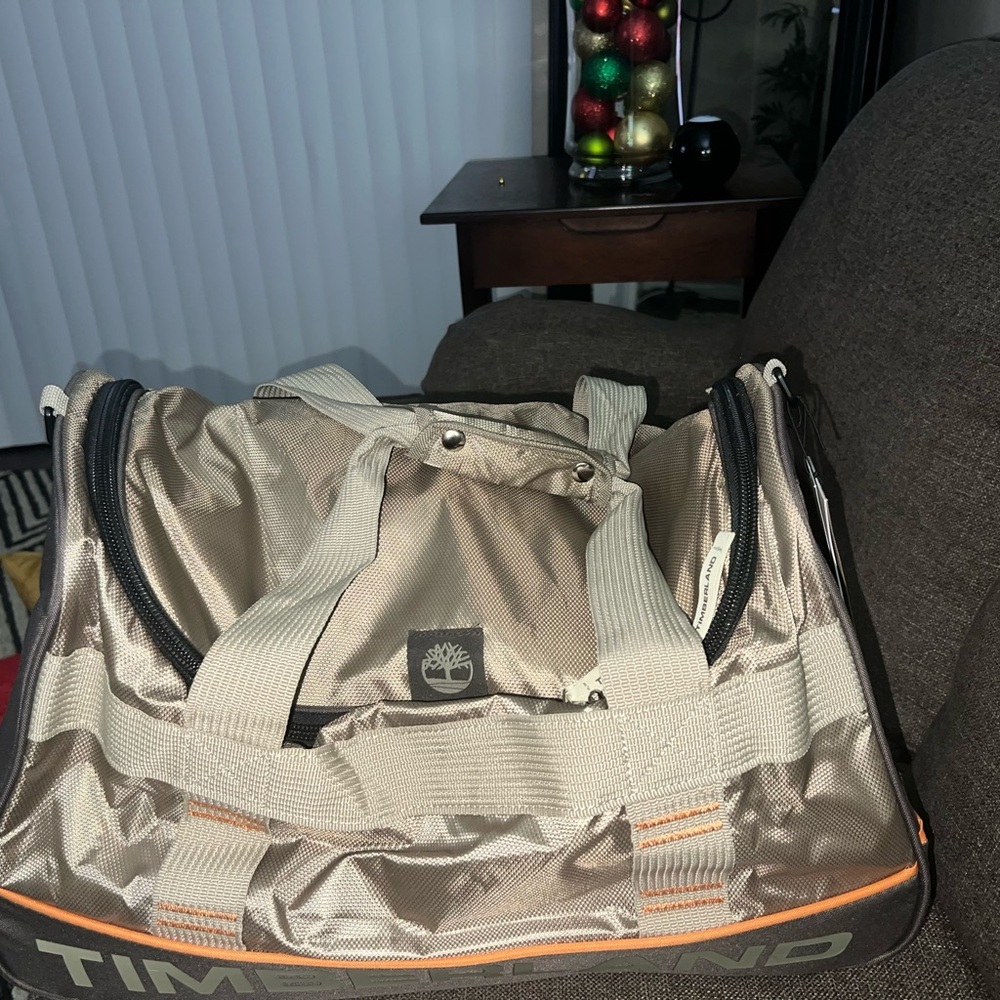 Timberland Brown and Tan Duffel Bag - Picture 4 of 5